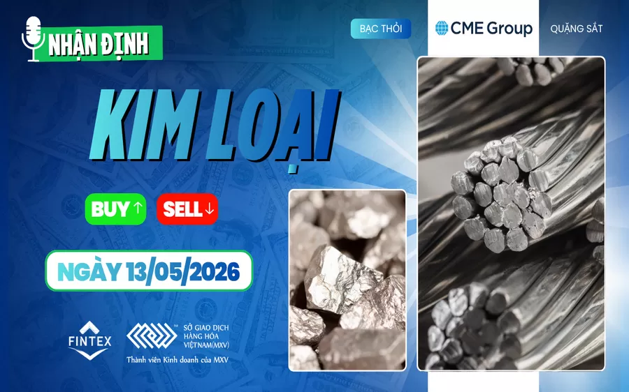 NHẬN ĐỊNH THỊ TRƯỜNG KIM LOẠI NGÀY 13/05/2026